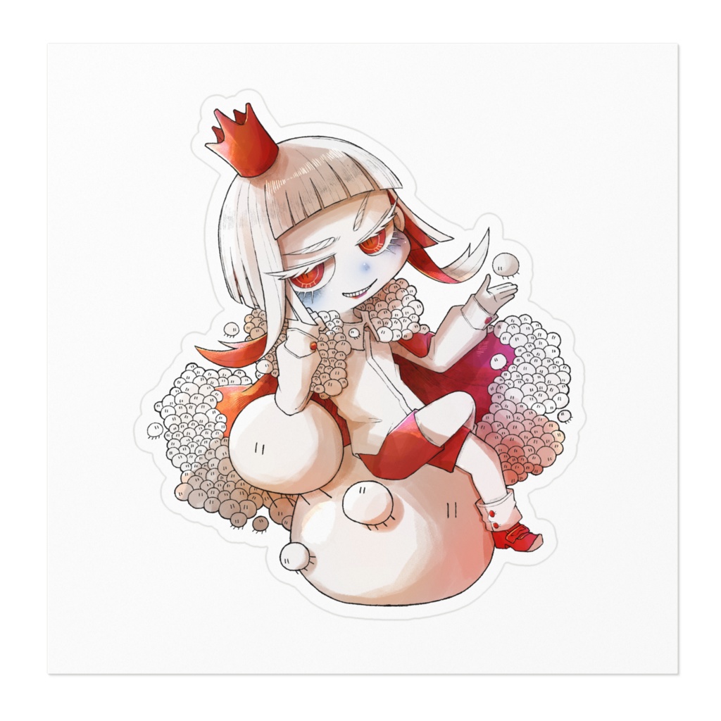 SHIRANE_まおうステッカーR