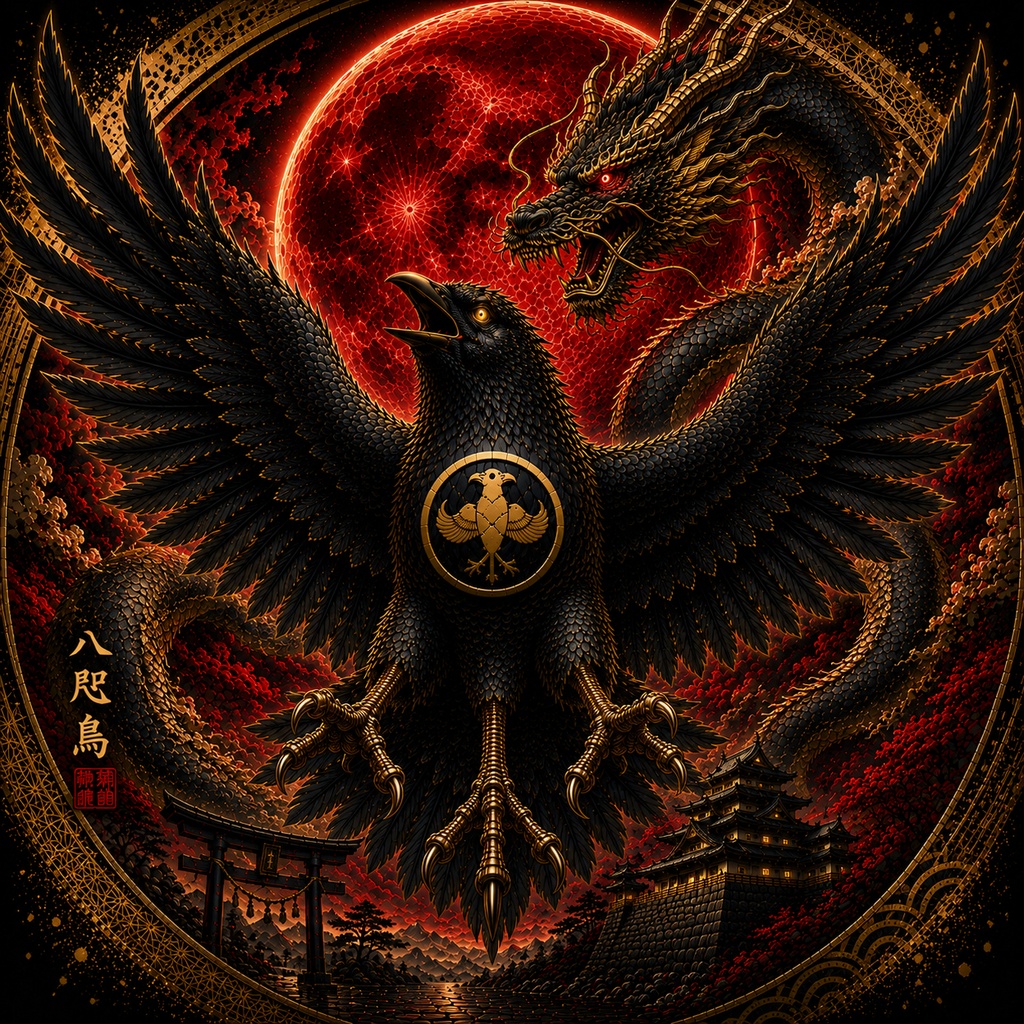 Yatagarasu – Divine Messenger | Mythic Wagara Studio