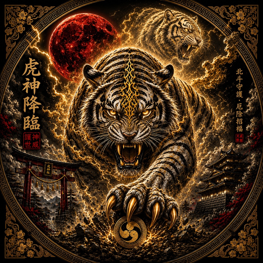 Tiger – Divine Strength | Mythic Wagara Studio