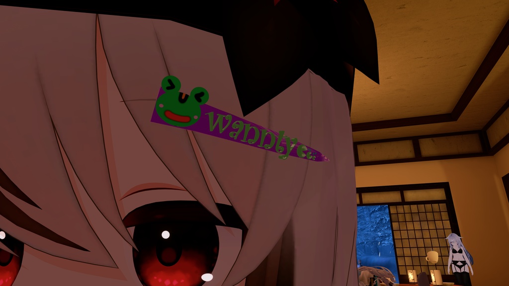 wannty!カエルのヘアピン