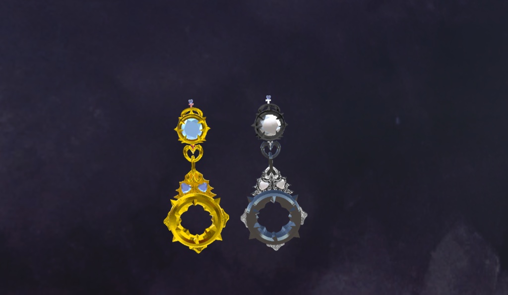 【6アバター対応】ゴールドピアス