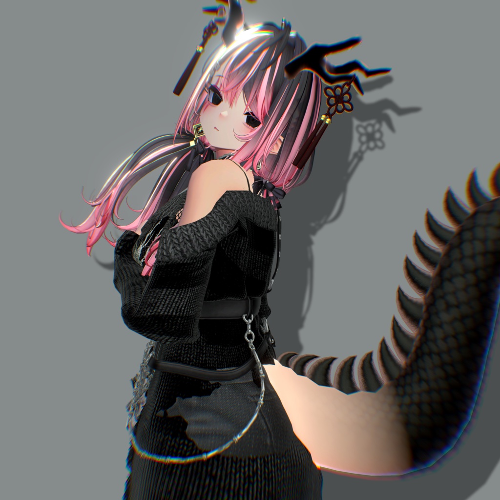 病みかわ!Feilong(フェイロン)専用表情アニメーション+Make.Eyeテクスチャ