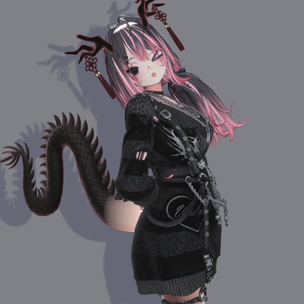 病みかわ!Feilong(フェイロン)専用表情アニメーション+Make.Eyeテクスチャ