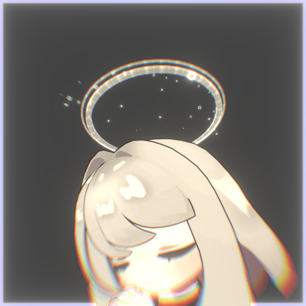 シンプルな天使の輪っか