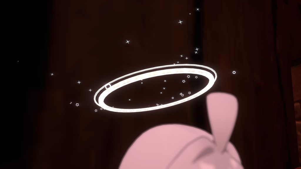 シンプルな天使の輪っか