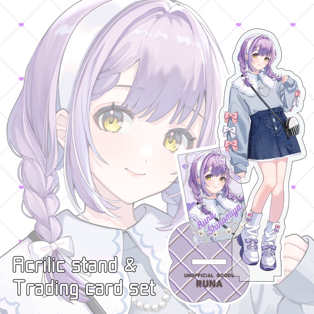 ※再販※【VGGC11th｜非公式】アクスタ＆トレカset（るな）