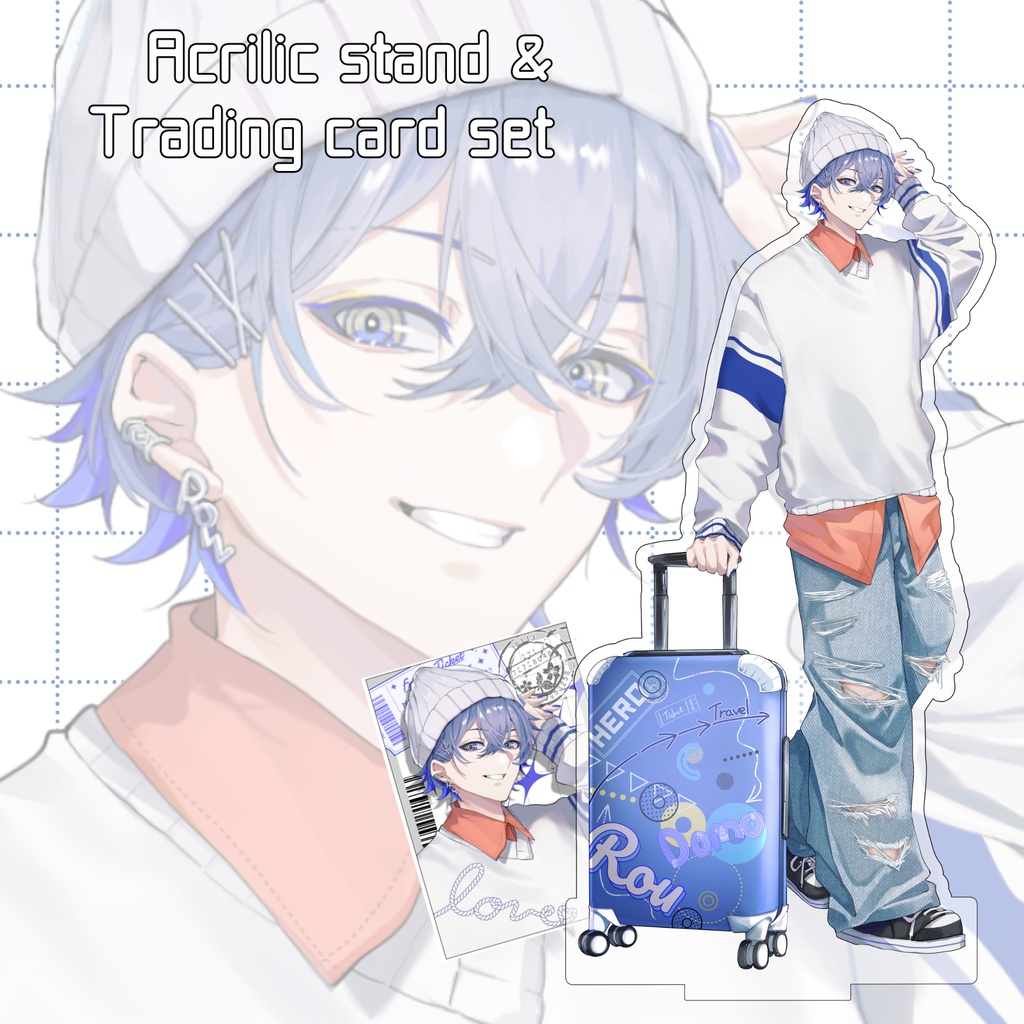 【にじそうさく11｜非公式】アクスタ＆トレカset（小柳ロウ）