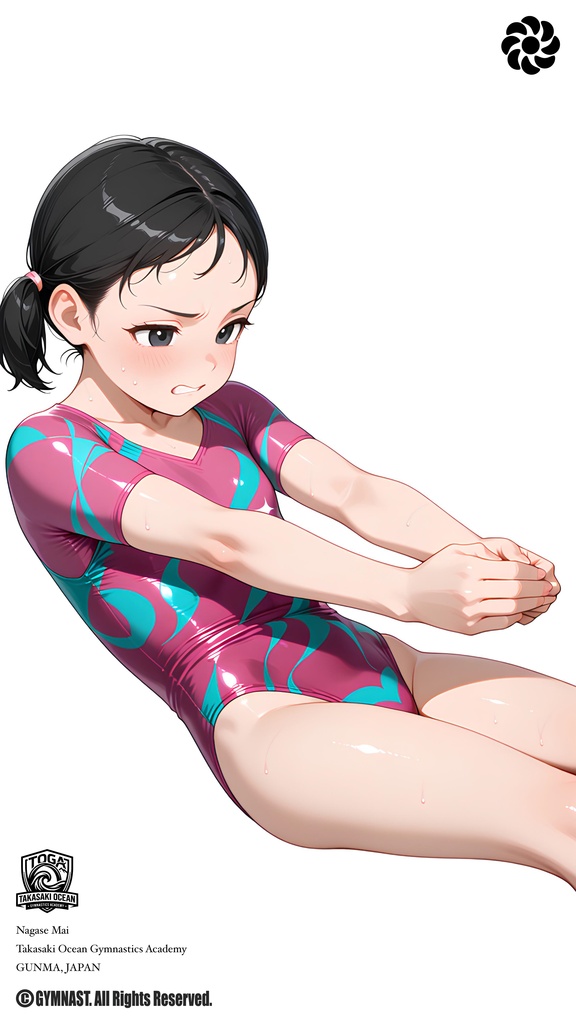 GYMNASTS in Practice|女子体操選手 デジタルイラスト集