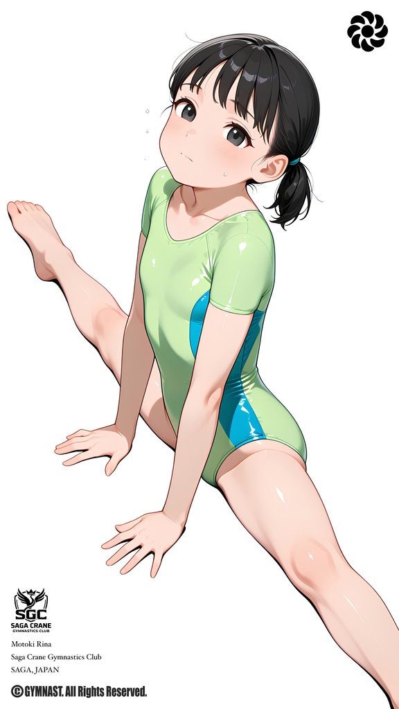GYMNASTS in Practice|女子体操選手 デジタルイラスト集