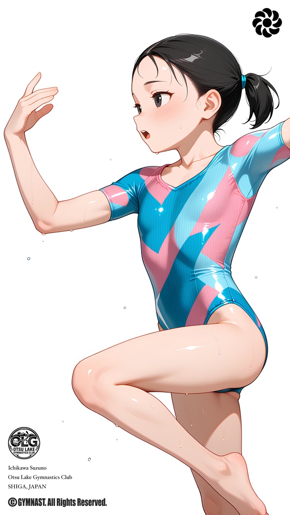 GYMNASTS in Practice|女子体操選手 デジタルイラスト集
