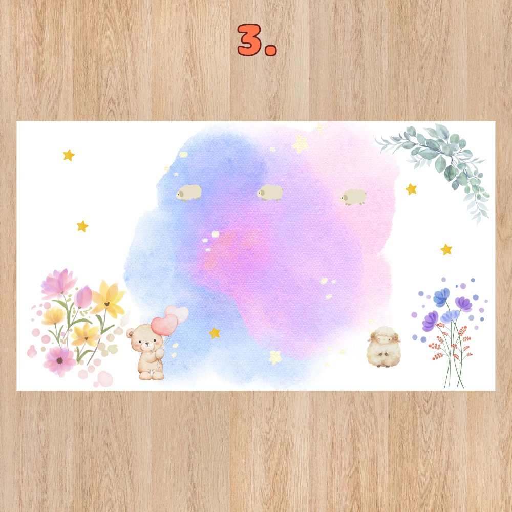 【配信用背景】背景素材 4種(横長)