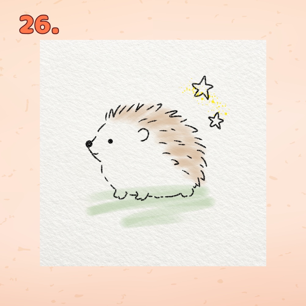 【SNSアイコン・デコ用】ゆるかわ手描き風イラスト4