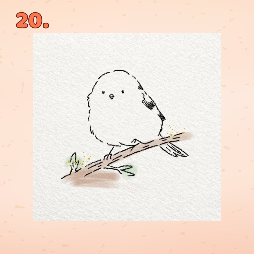 【SNSアイコン・デコ用】ゆるかわ手描き風イラスト3