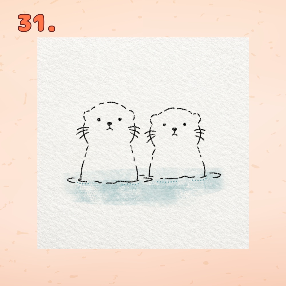 【SNSアイコン・デコ用】ゆるかわ手描き風イラスト5