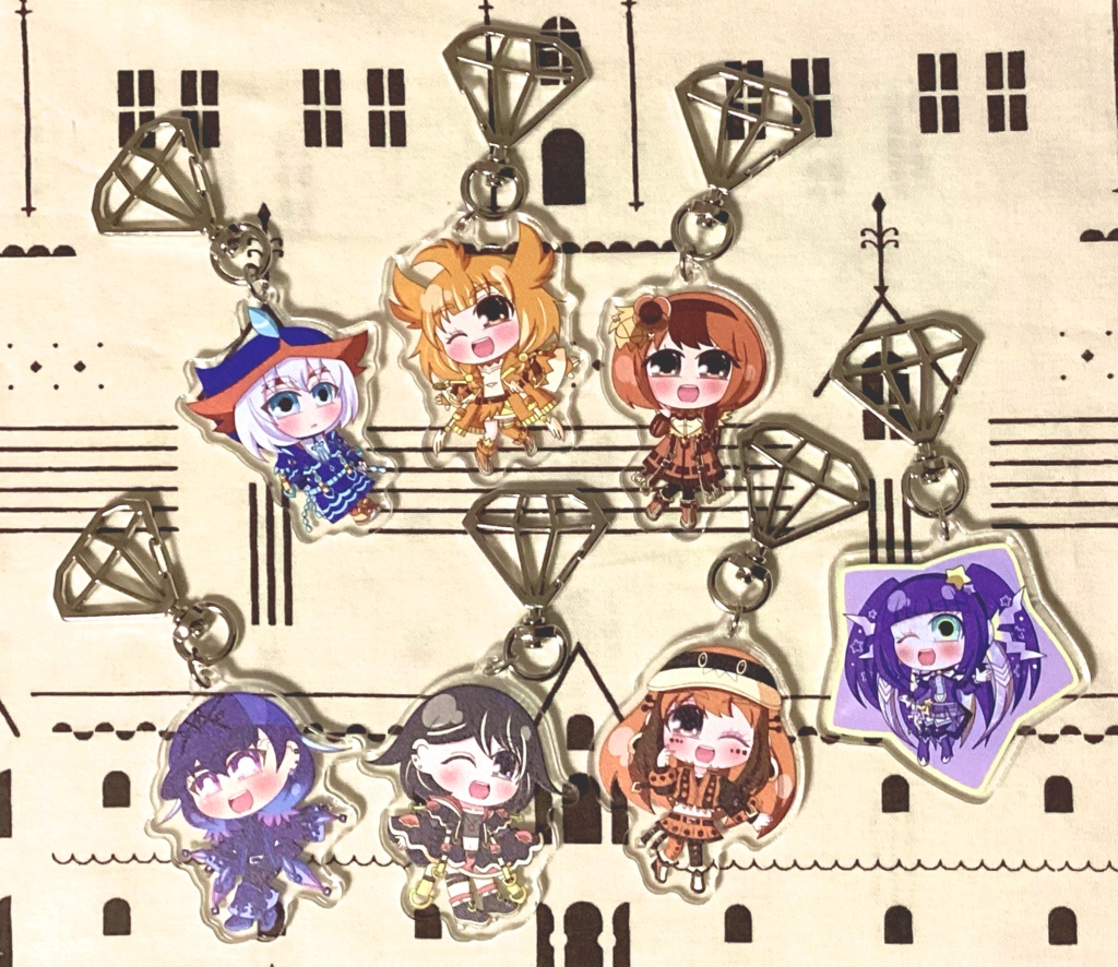 Vパアクリルキーホルダー