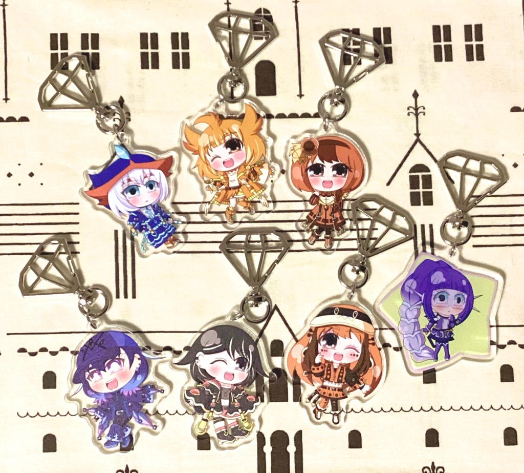 Vパアクリルキーホルダー