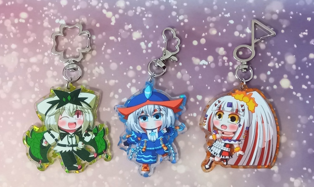 アクキー(自宅plda御三家)