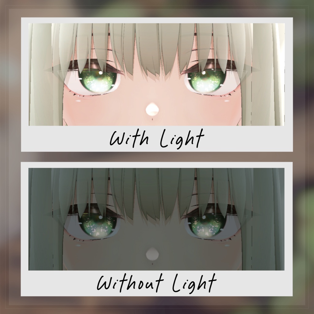 【簡単導入発光あり!】Hamorebi Eye Texture&Make-up【スキミア専用】