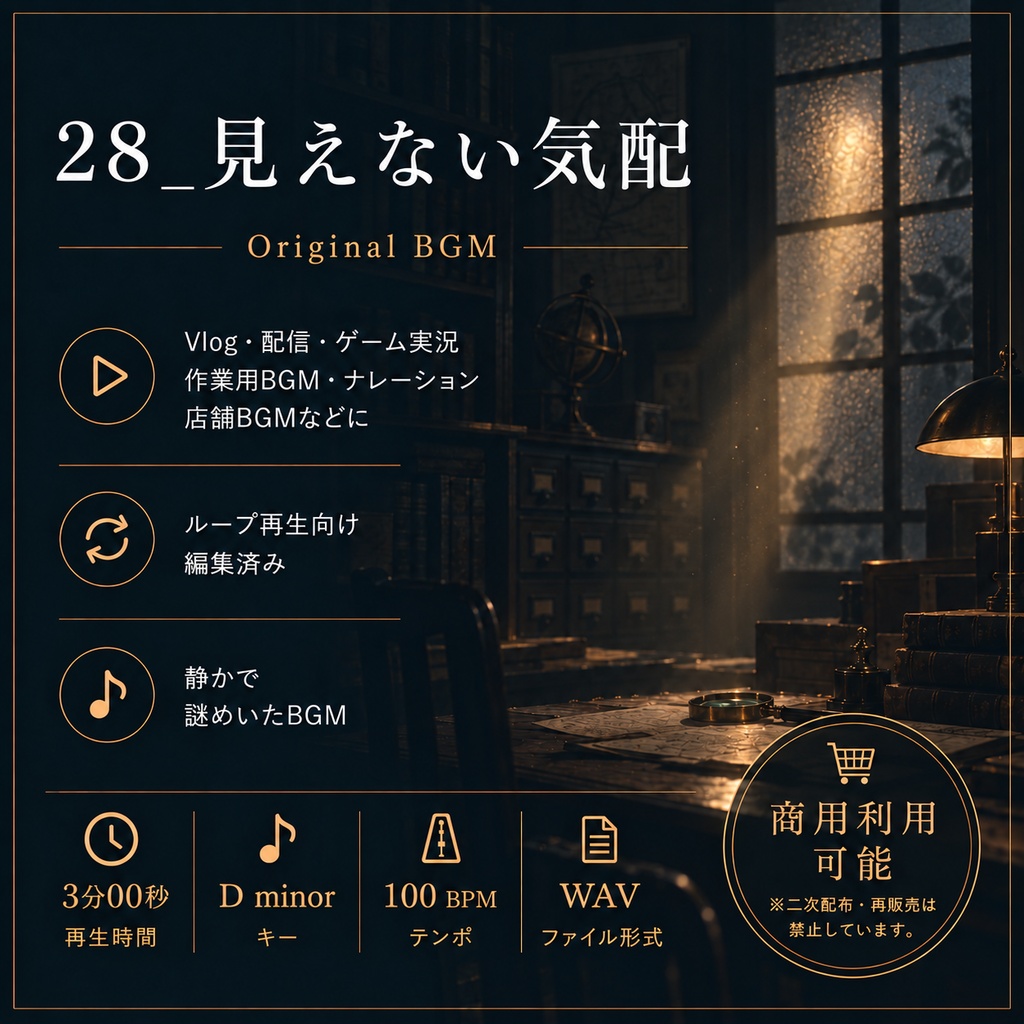 【商用利用可BGM】28_見えない気配
