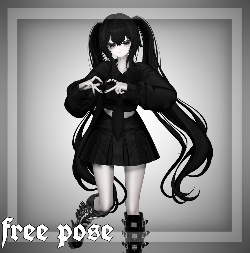 [無料/free] pose #2 (6個)