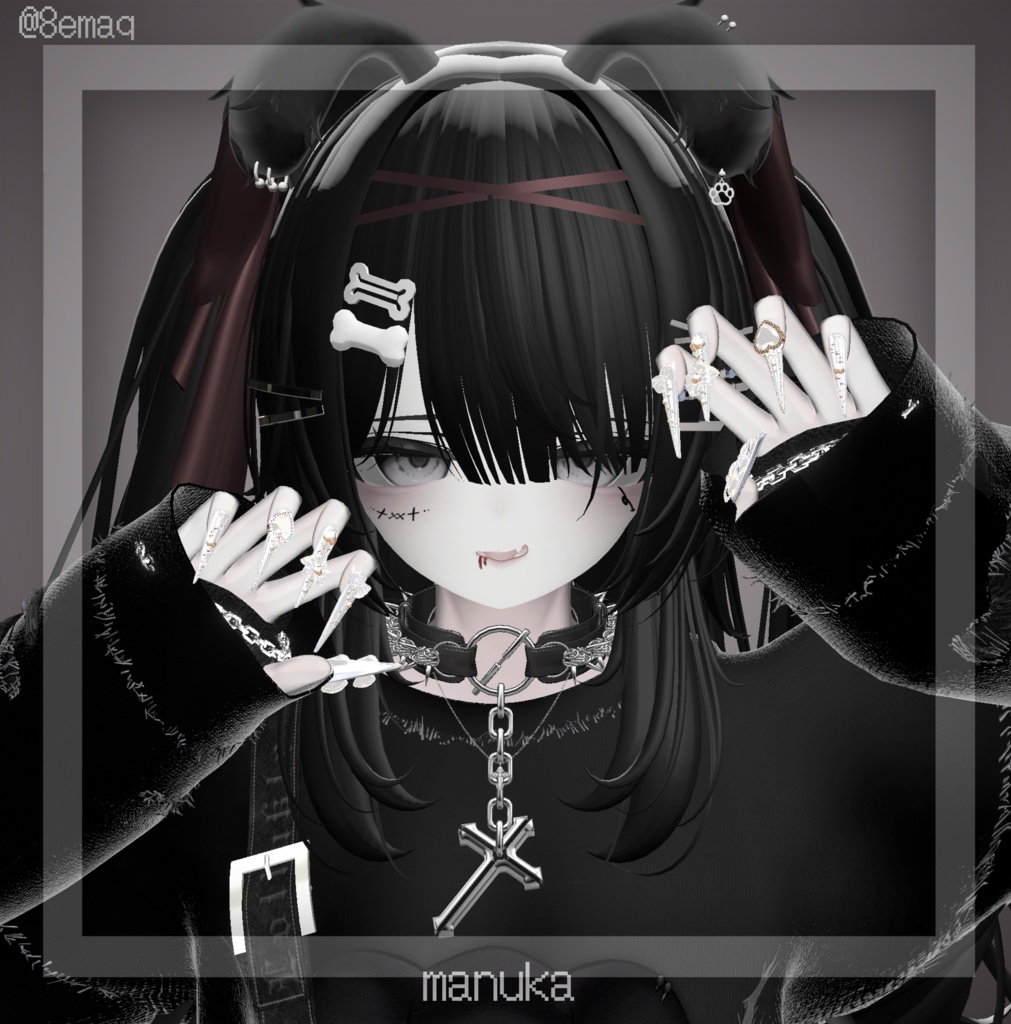 Gothic Halloween make texture ♡