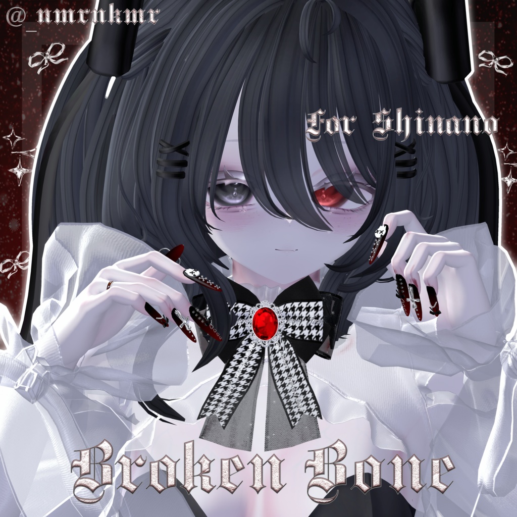 【7アバター対応】Broken bone nail