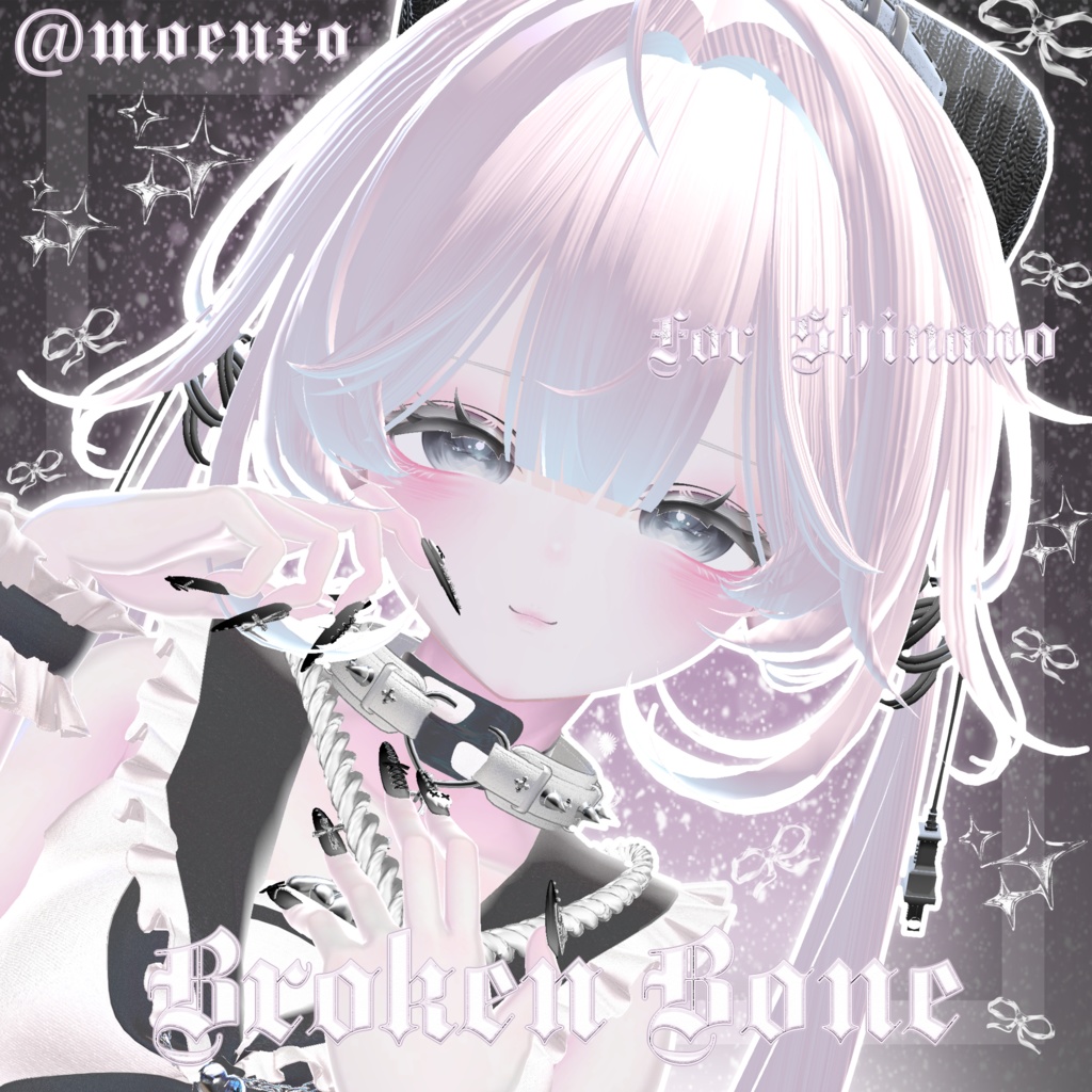 【7アバター対応】Broken bone nail