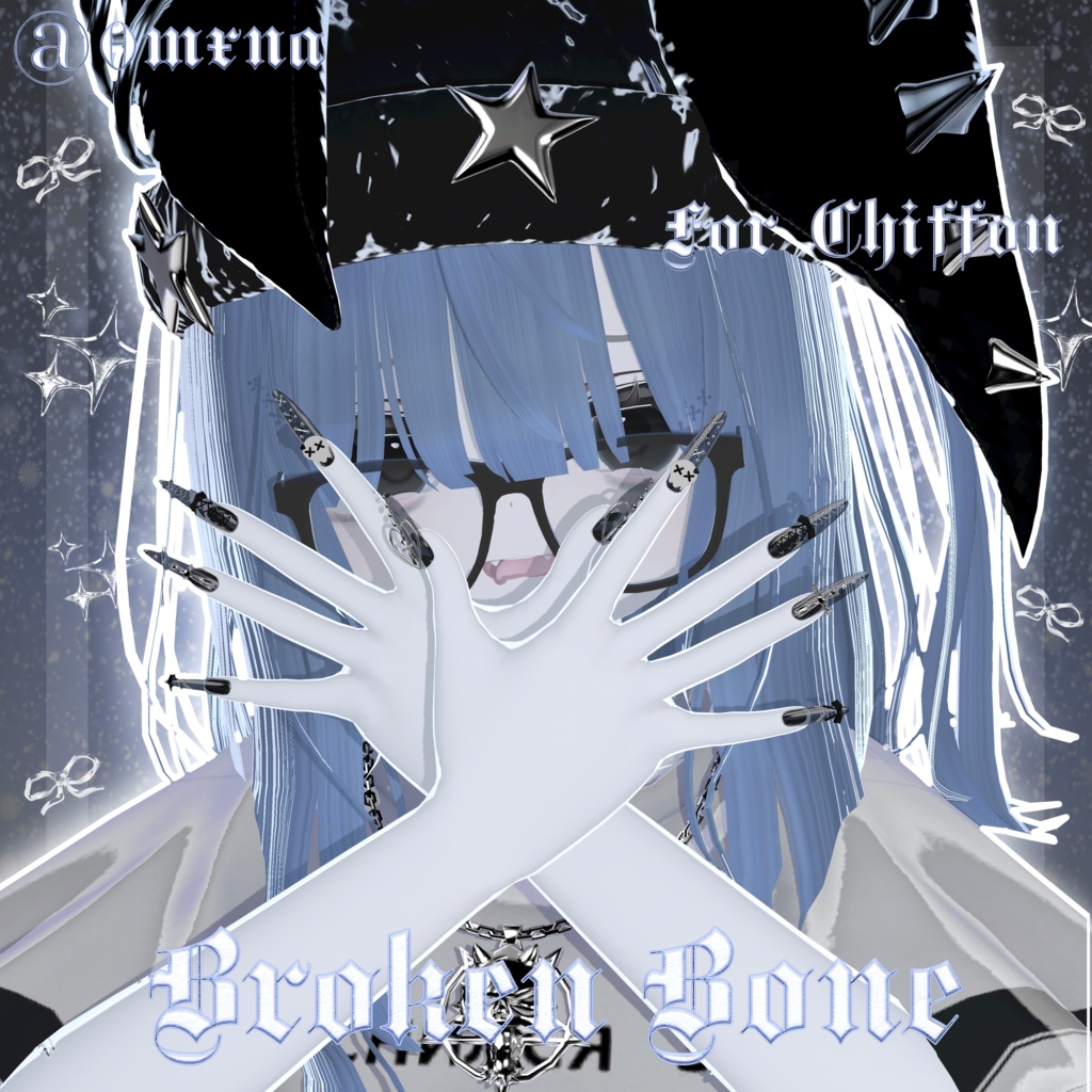 【7アバター対応】Broken bone nail