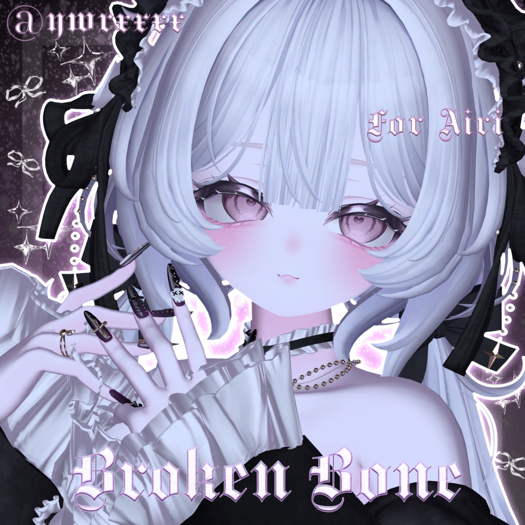 【7アバター対応】Broken bone nail