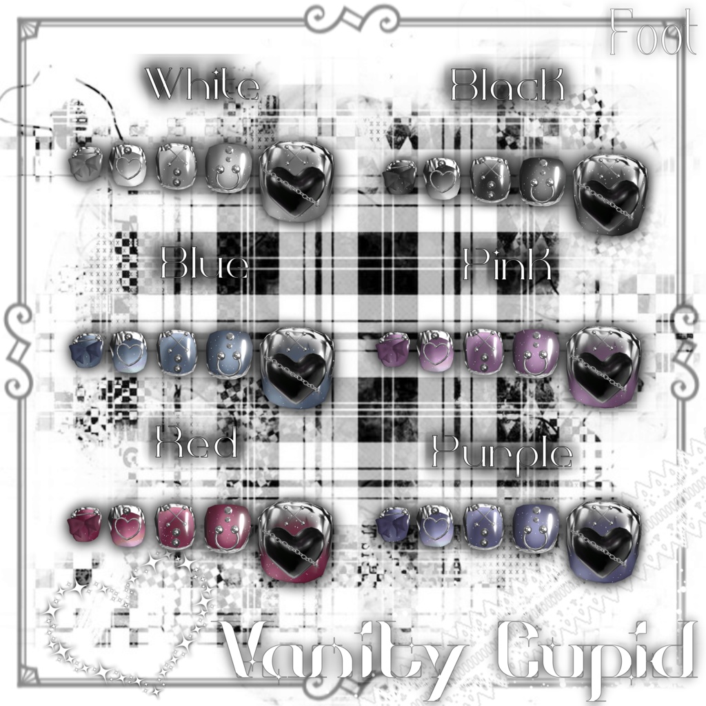 【8アバター対応】Vanity Cupid : Hand&Foot Set
