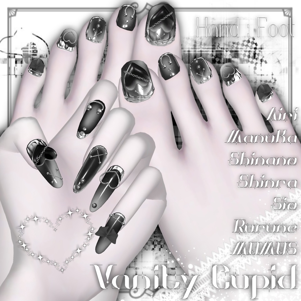 ⏱SALE⏱‪【8アバター対応】Vanity Cupid : Hand&Foot Set