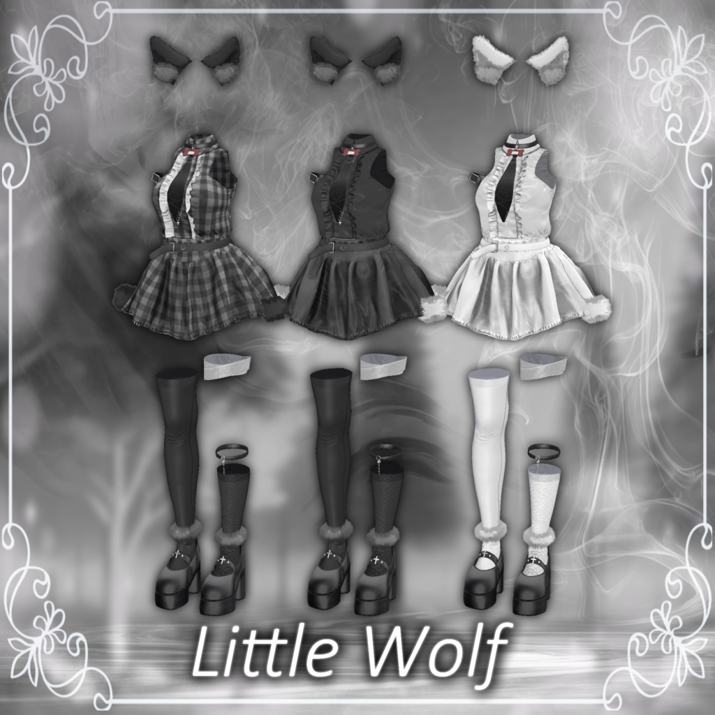 【11アバター対応】Little Wolf - ちょっぴり狼さん -