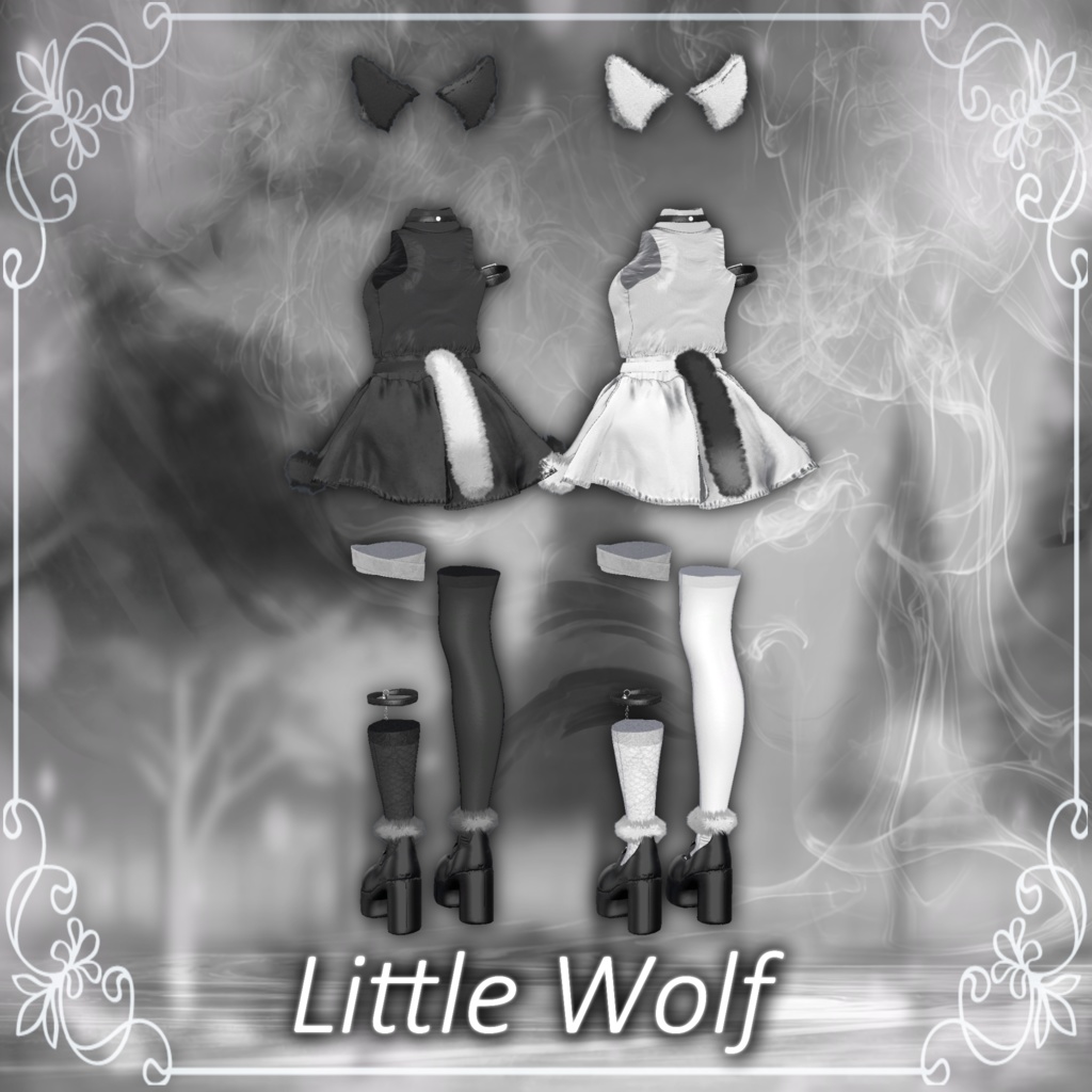 【11アバター対応】Little Wolf - ちょっぴり狼さん -