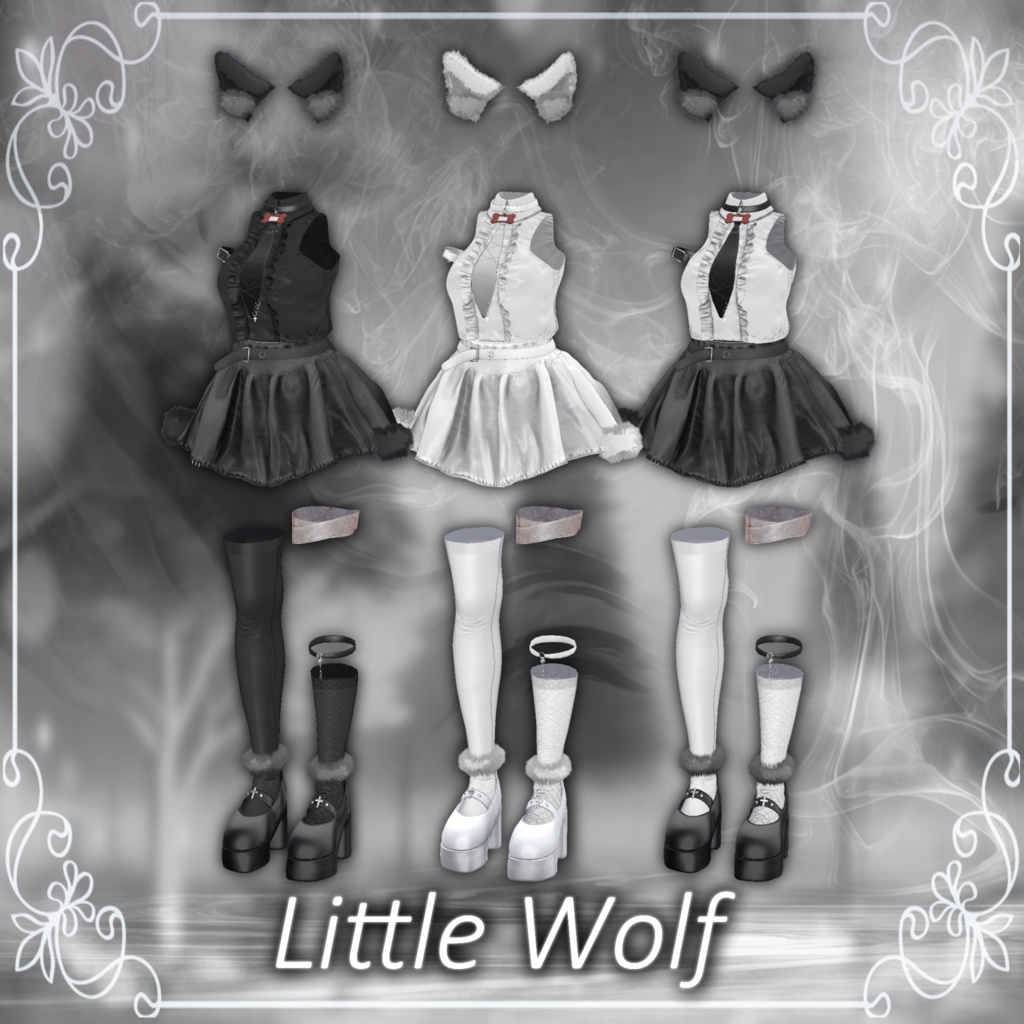 【11アバター対応】Little Wolf - ちょっぴり狼さん -