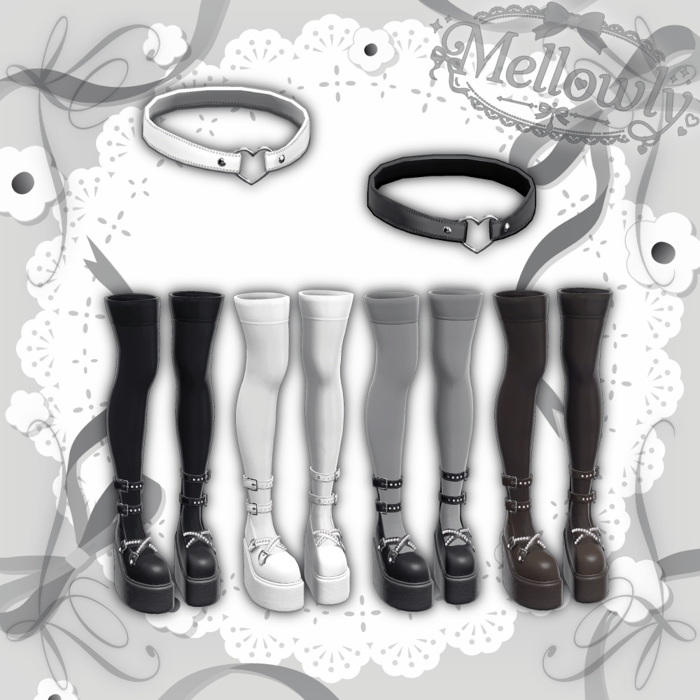 【特別セール中】🖤Mellowly🤍【9アバター対応】