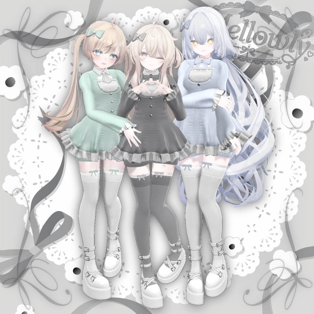 【特別セール中】🖤Mellowly🤍【9アバター対応】