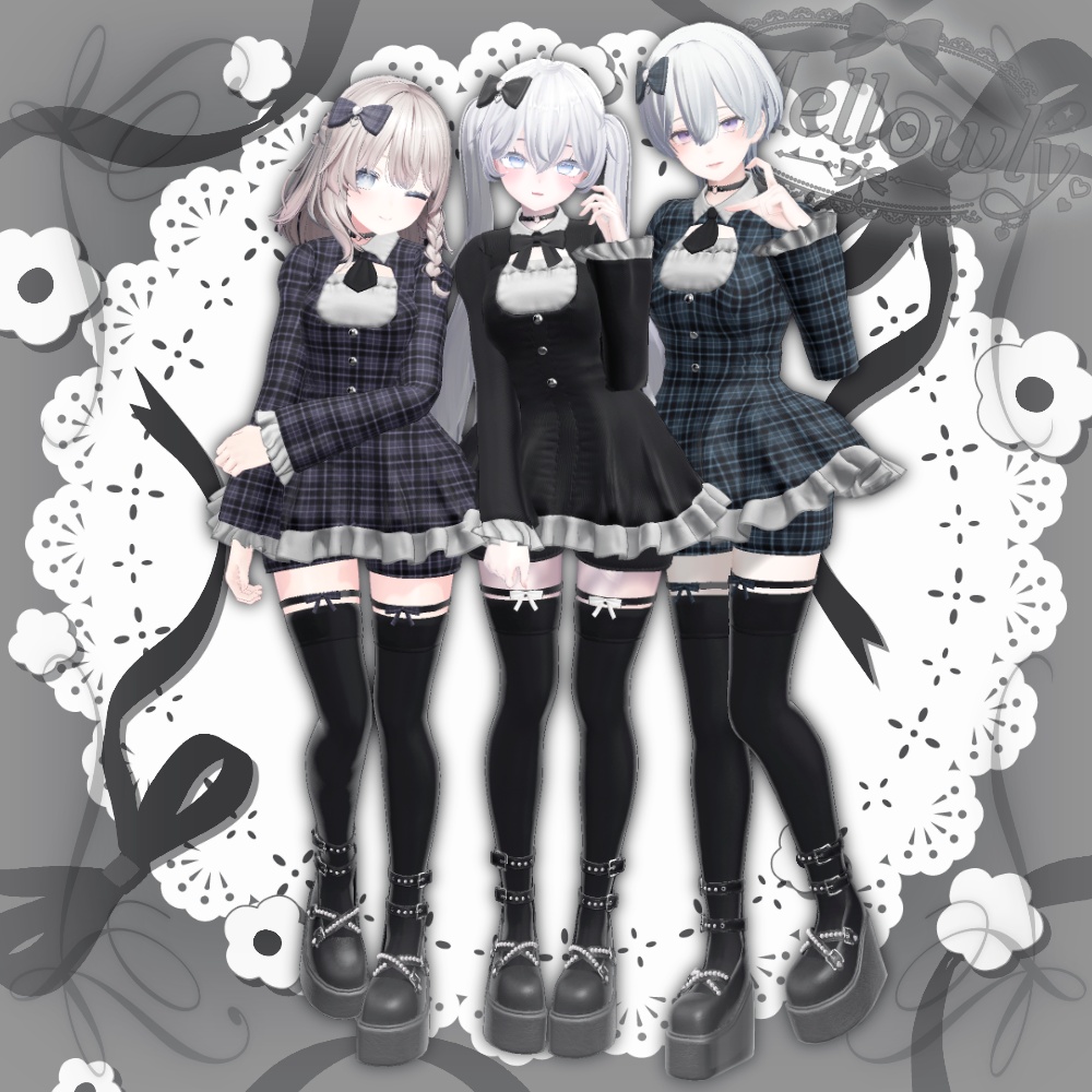 【特別セール中】🖤Mellowly🤍【9アバター対応】