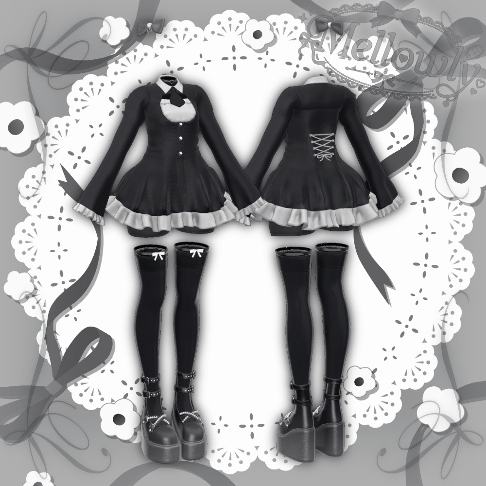 【特別セール中】🖤Mellowly🤍【9アバター対応】