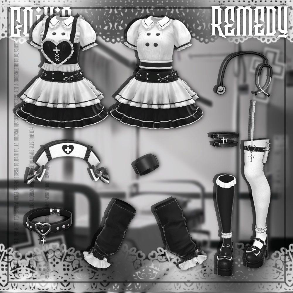 17:00発売 ♰Gothic Remedy♰【11アバター対応】