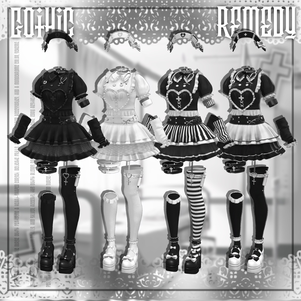 17:00発売 ♰Gothic Remedy♰【11アバター対応】