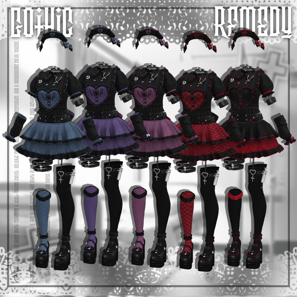 17:00発売 ♰Gothic Remedy♰【11アバター対応】