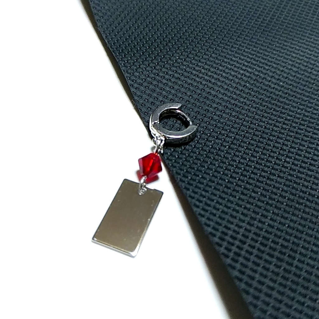 1 鬼滅の刃 炭治郎 弐の型 片耳イメージリングピアス For Men S Shibazuke Booth 1 鬼滅の刃 炭治郎 弐の型 片耳イメージリングピアス For Men S Shibazuke Booth