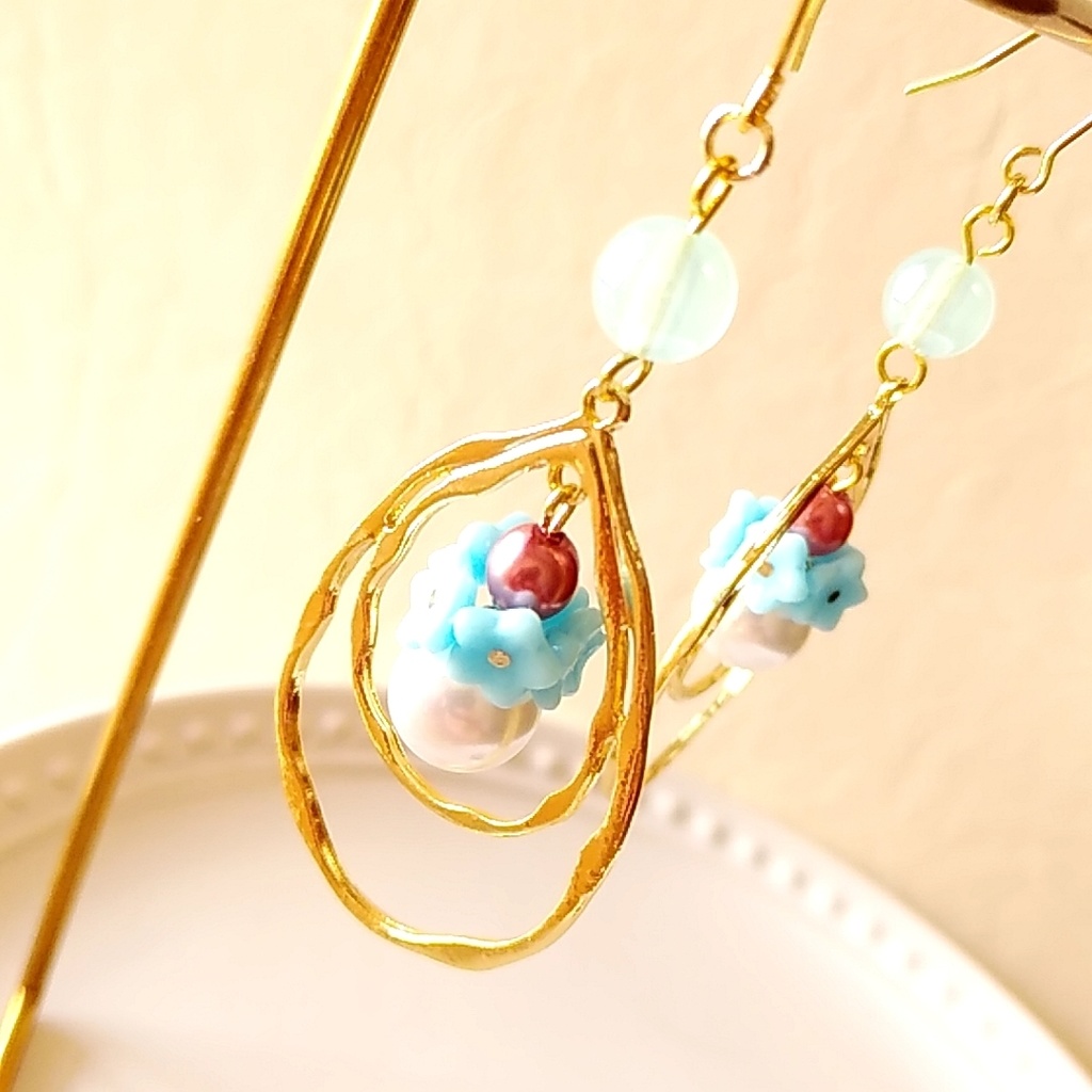 【▼1】リゼロ レムイメージピアス・イヤリング