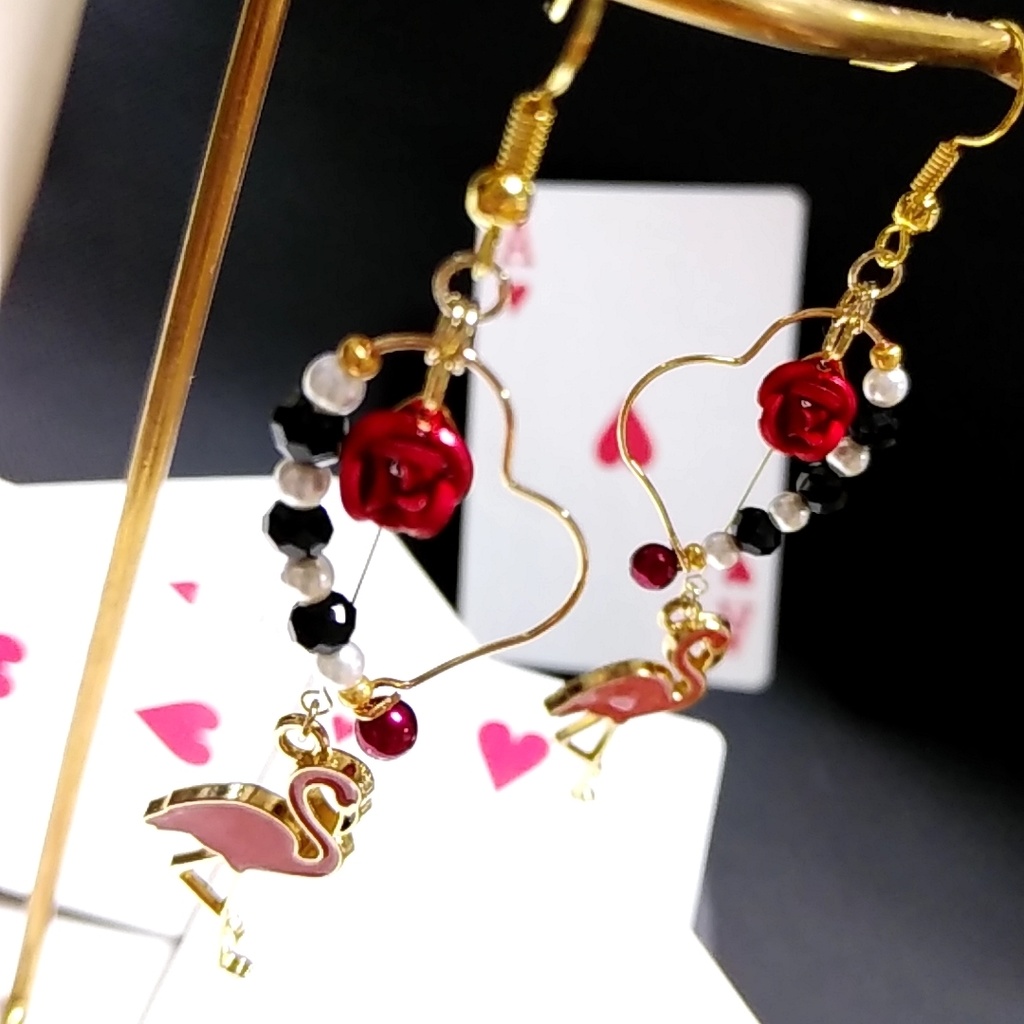 【★●12】ツイステ エース・トラッポラSSR寮服イメージピアス・イヤリング