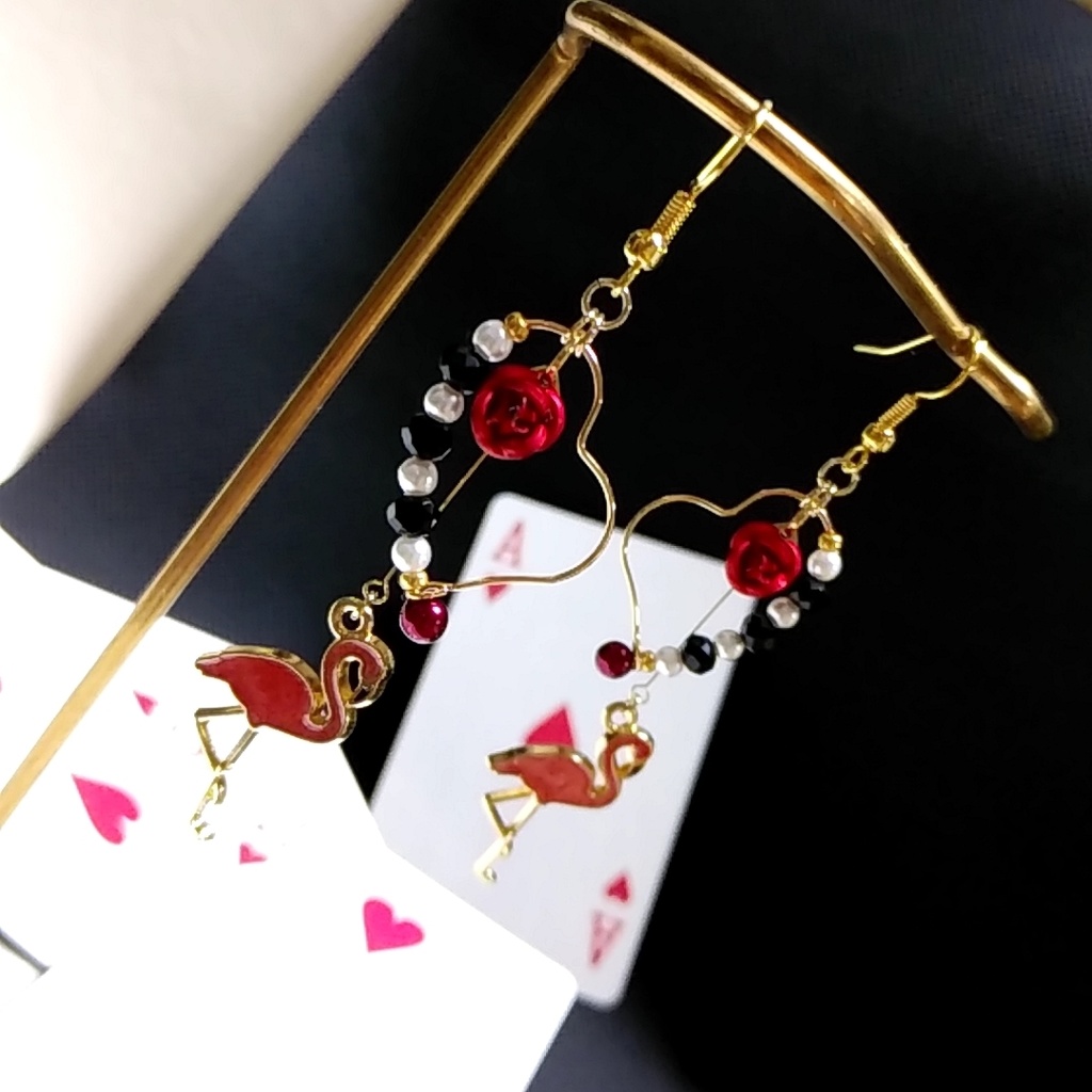 【★●12】ツイステ エース・トラッポラSSR寮服イメージピアス・イヤリング