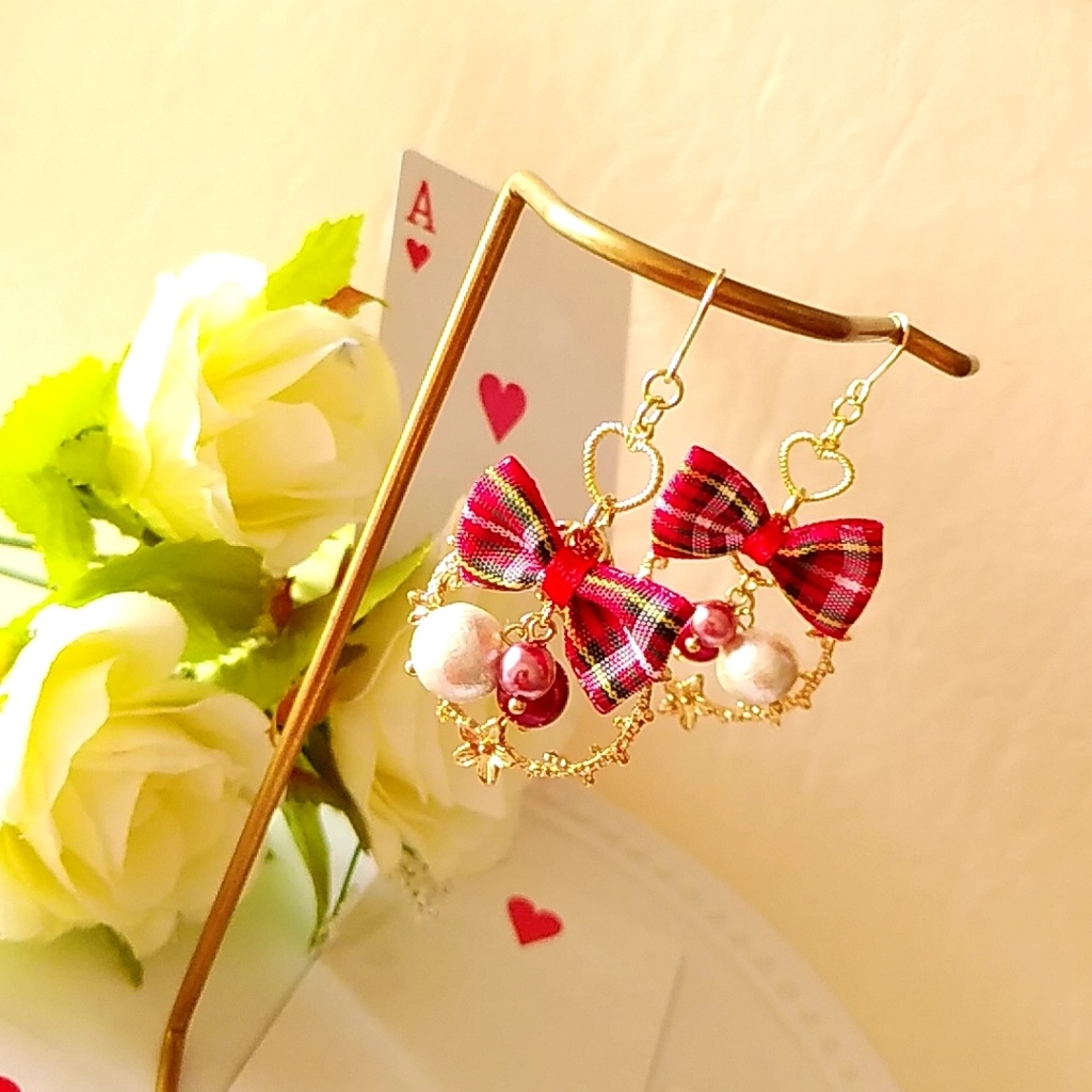 【▼4】ツイステ エース・トラッポラGMイメージピアス・イヤリング