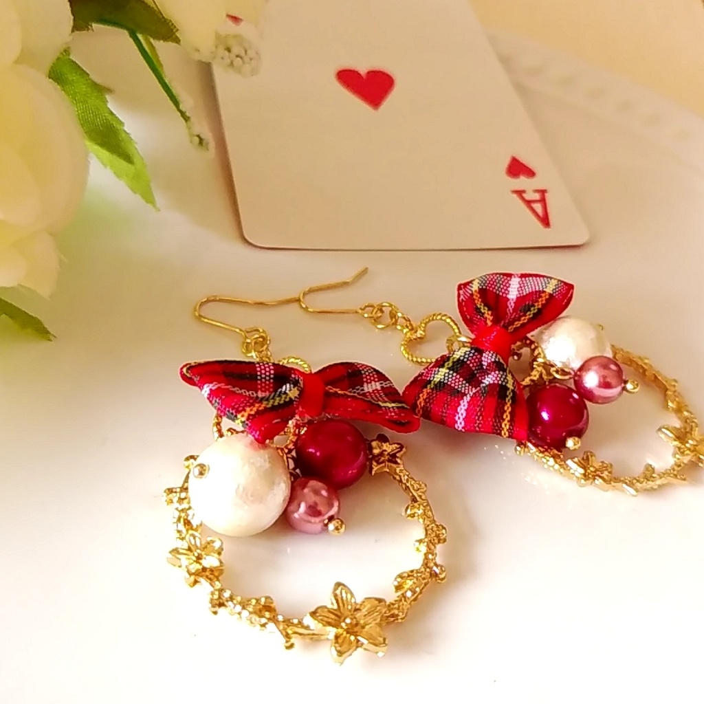 【▼4】ツイステ エース・トラッポラGMイメージピアス・イヤリング