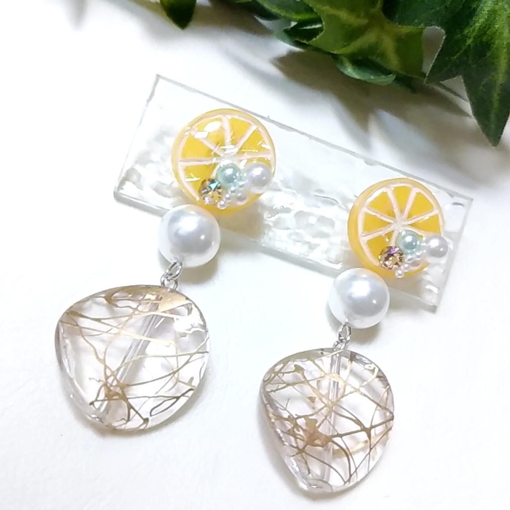 【&】ボクのレモネード 2wayピアス