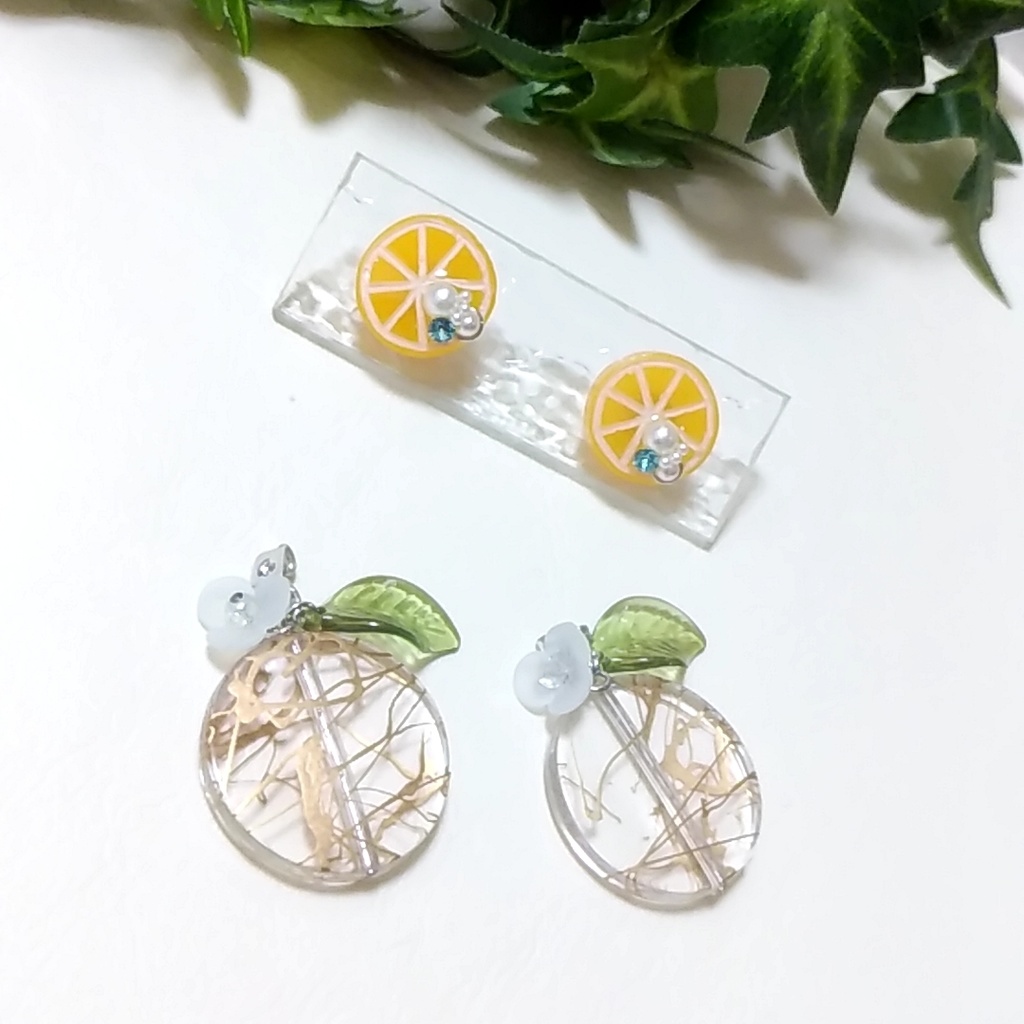 【&】ボクのレモネード 2wayピアス