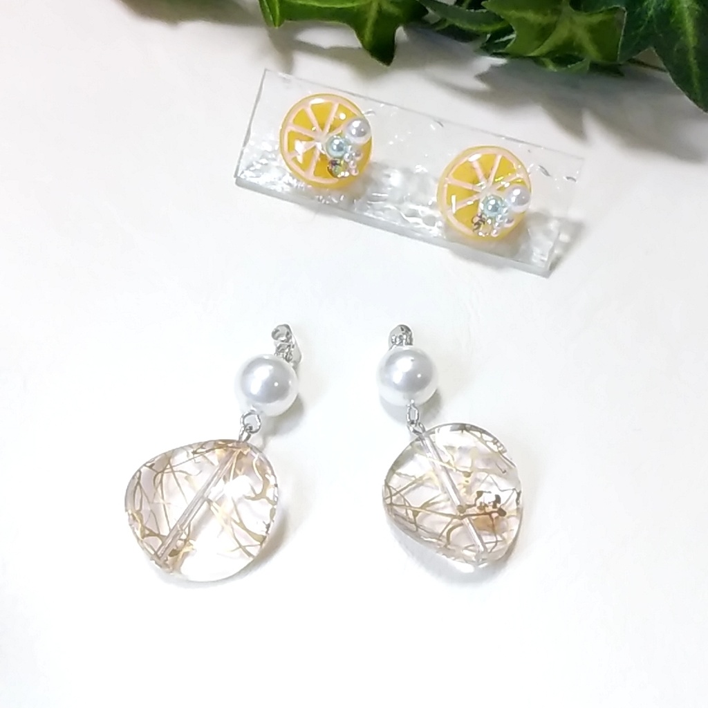 【&】ボクのレモネード 2wayピアス